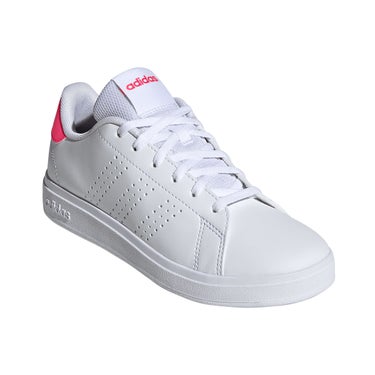 アディダス adidas アドバンコート ベース 2.0 キッズ / ADVANCOURT Base 2.0 Kids シューズ ホワイト KJ4247 ヒール