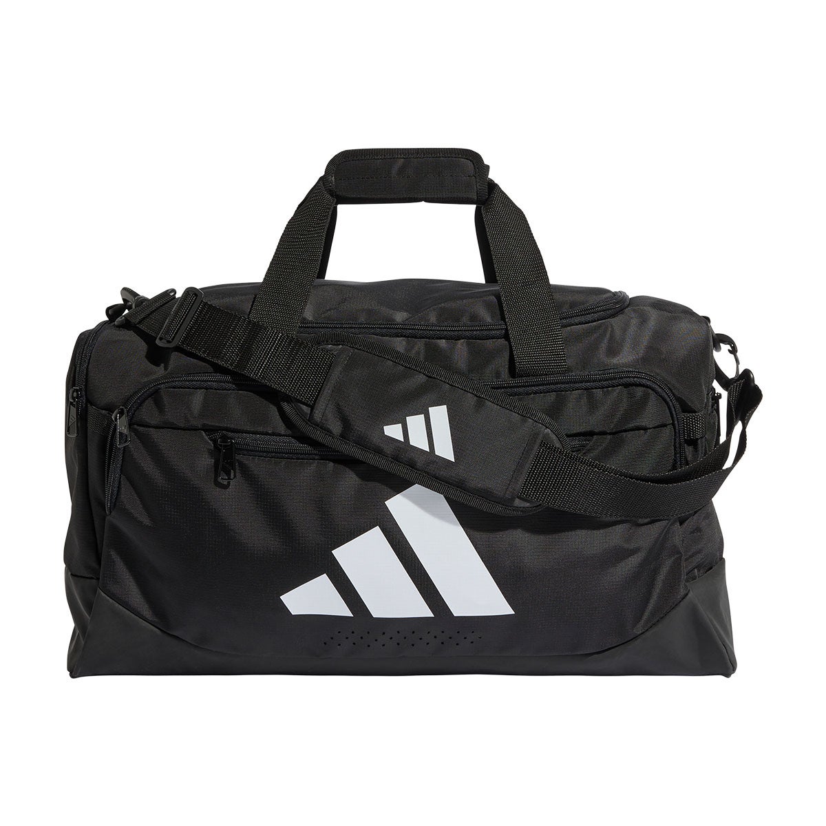 アディダス adidas トレーニング ディフェンダー ダッフル バッグ スモール ブラック QU524 JZ0608 正面