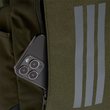 アディダス adidas アディダス パワー バックパック カーキグリーン QY723 KE3781 ポケット ディテール