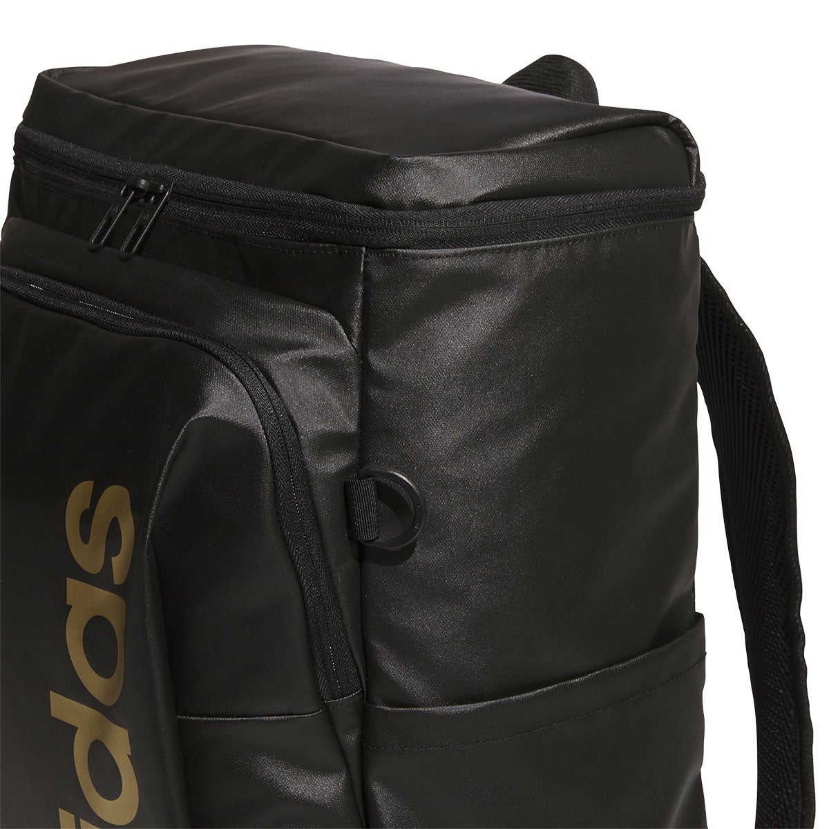 アディダス adidas ライナー ロゴ スクエア バックパック ブラック TC657 KV3973 ポケット ディテール