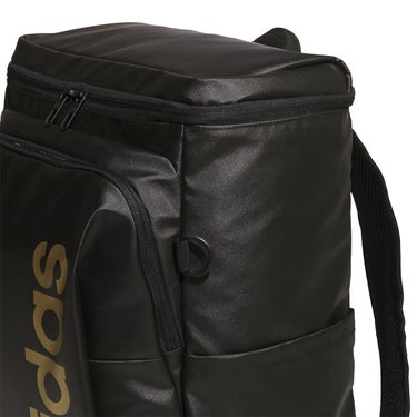 アディダス adidas ライナー ロゴ スクエア バックパック ブラック TC657 KV3973 ポケット ディテール