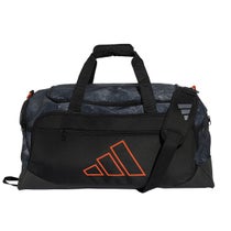 アディダス adidas トレーニング ディフェンダー グラフィック ダッフルバッグ ミディアム ブラック KT0657 正面