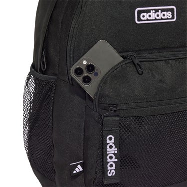 アディダス adidas バック トゥ スクール バックパック リニアロゴ ブラック MLY10 KV8302 ポケット ディテール