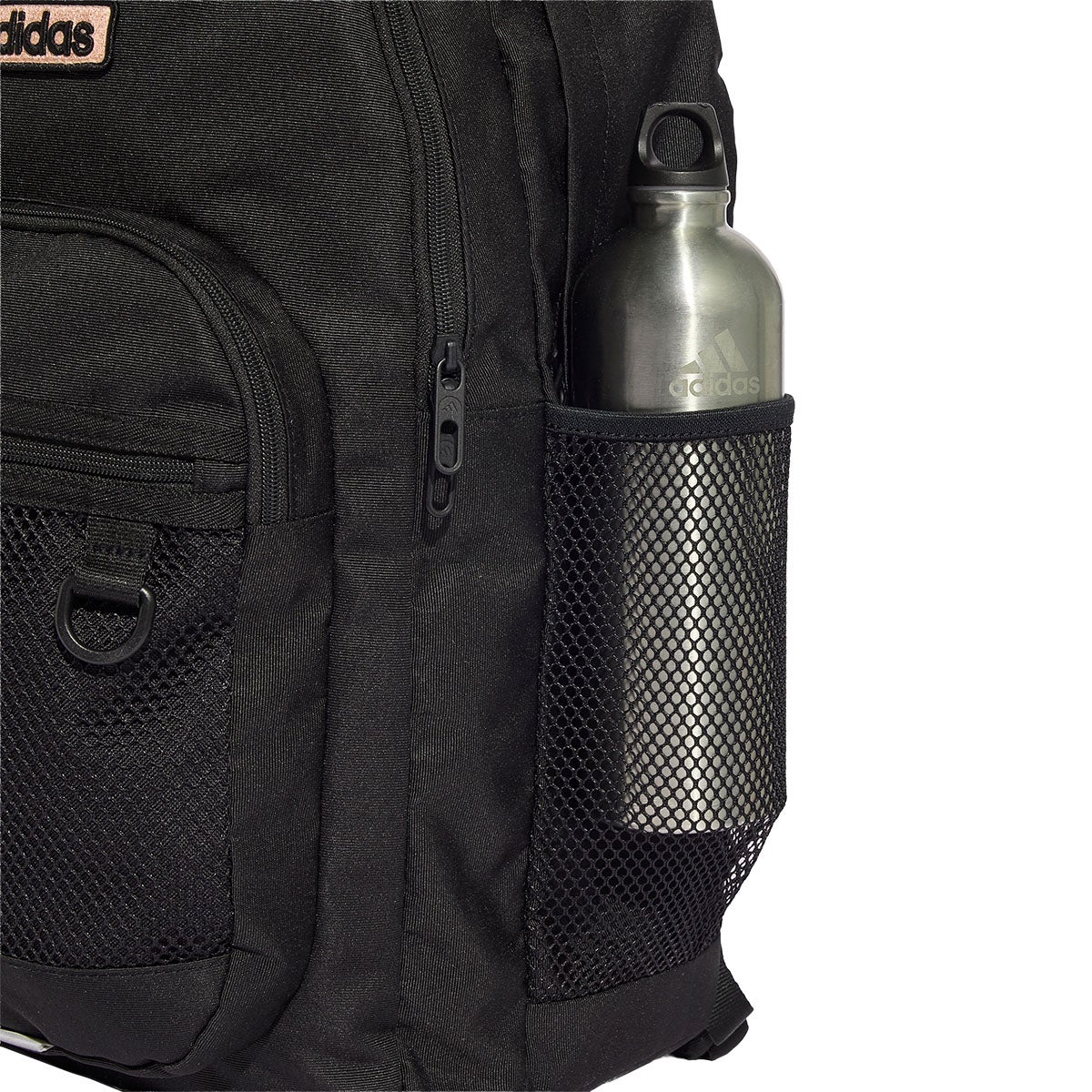 アディダス adidas バック トゥ スクール バックパック リニアロゴ ブラック MLY10 KV8303 収納イメージ