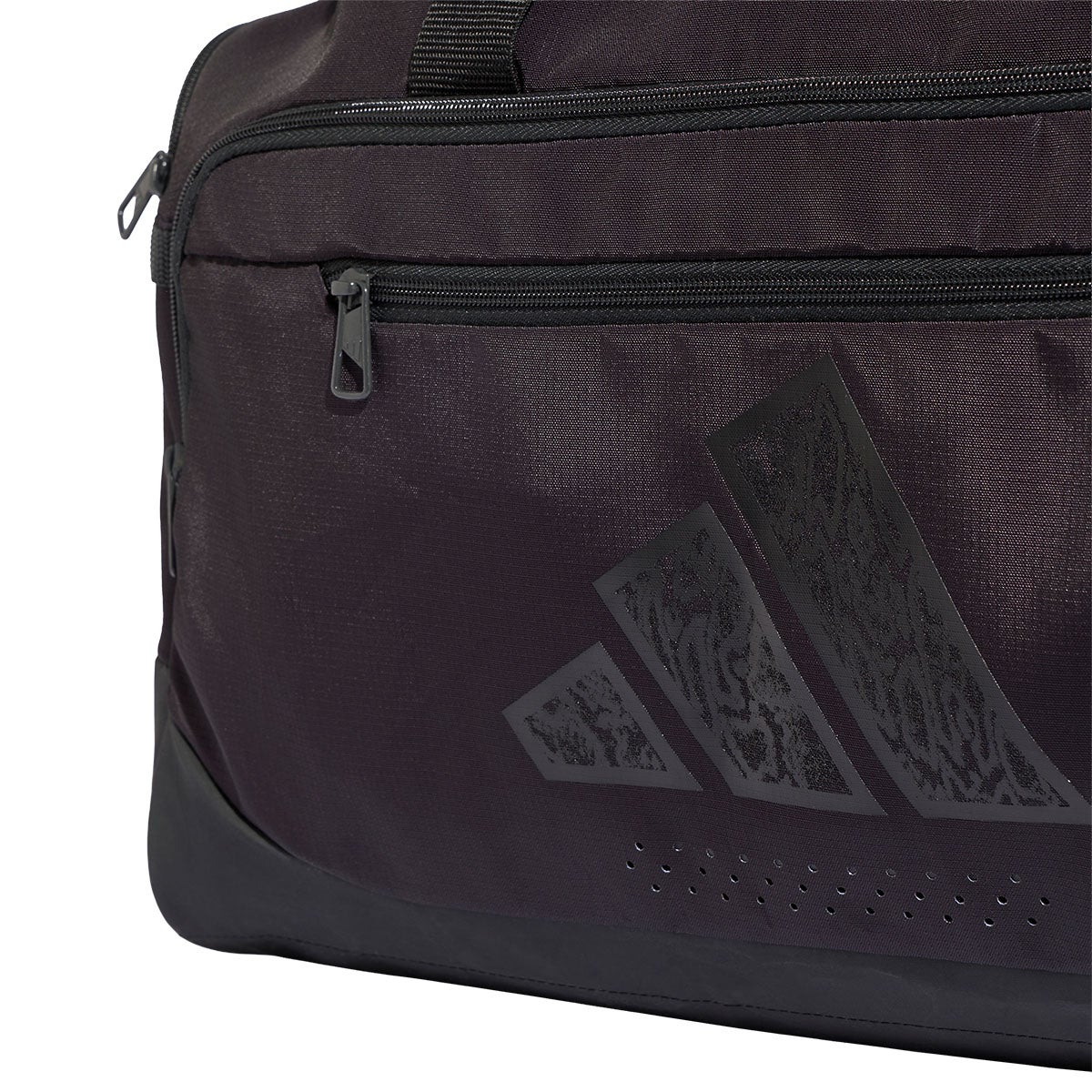 アディダス adidas トレーニング ディフェンダー グラフィック ダッフル バッグ スモール ブラック KT0651 ポケット ディテール
