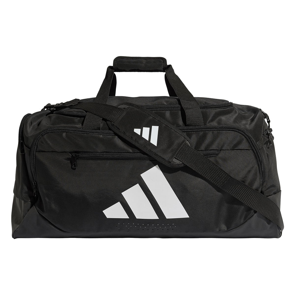 アディダス adidas トレーニング ディフェンダー ダッフルバッグ ミディアム ブラック JZ0607 正面
