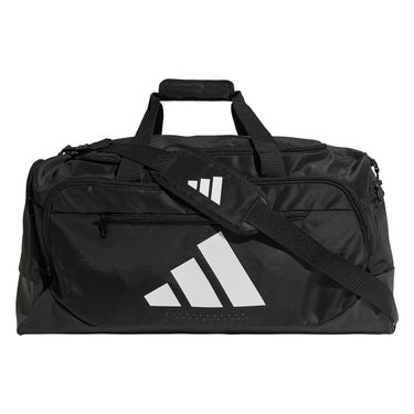 アディダス adidas トレーニング ディフェンダー ダッフルバッグ ミディアム ブラック JZ0607 正面
