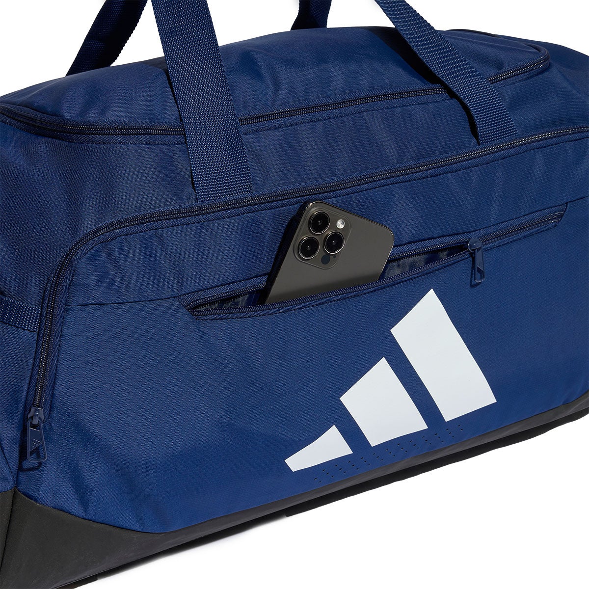 アディダス adidas トレーニング ディフェンダー ダッフルバッグ ミディアム ブルー KC6751 ポケット ディテール