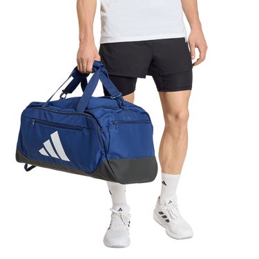 アディダス adidas トレーニング ディフェンダー ダッフルバッグ ミディアム ブルー KC6751 背面パネル ディテール