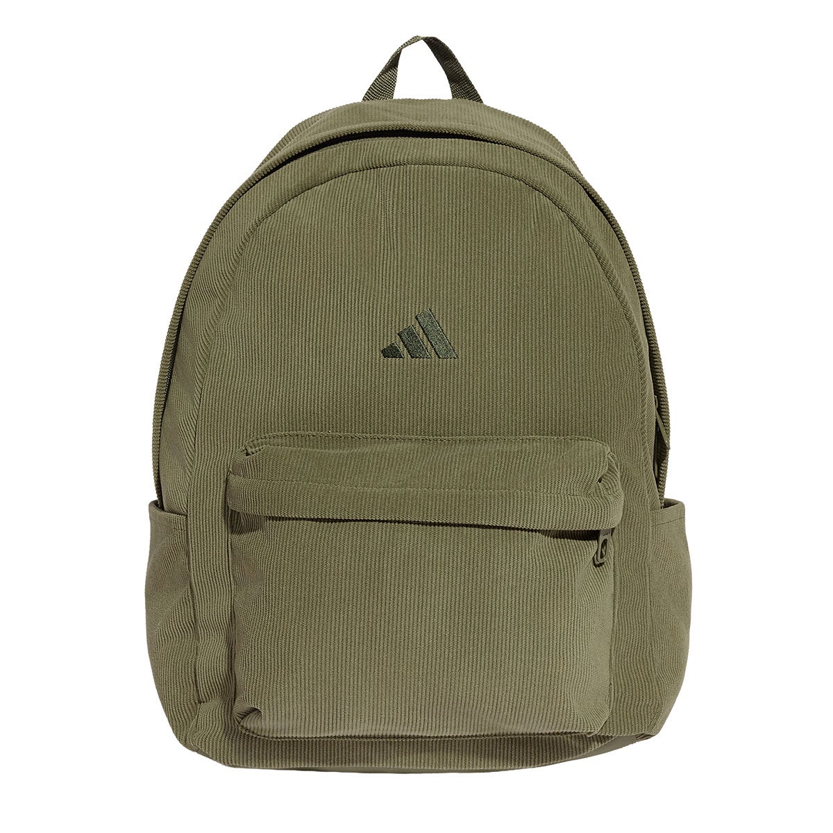 アディダス adidas エッセンシャルズ マテリアル バックパック カーキグリーン WM080 KG7762 正面