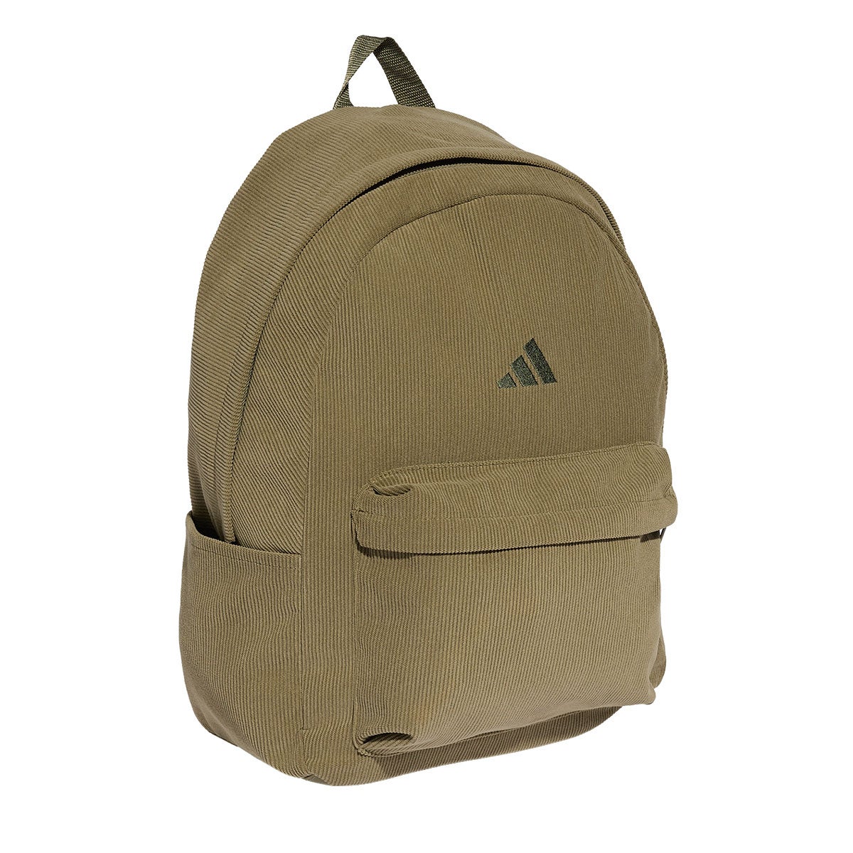 アディダス adidas エッセンシャルズ マテリアル バックパック カーキグリーン WM080 KG7762 側面
