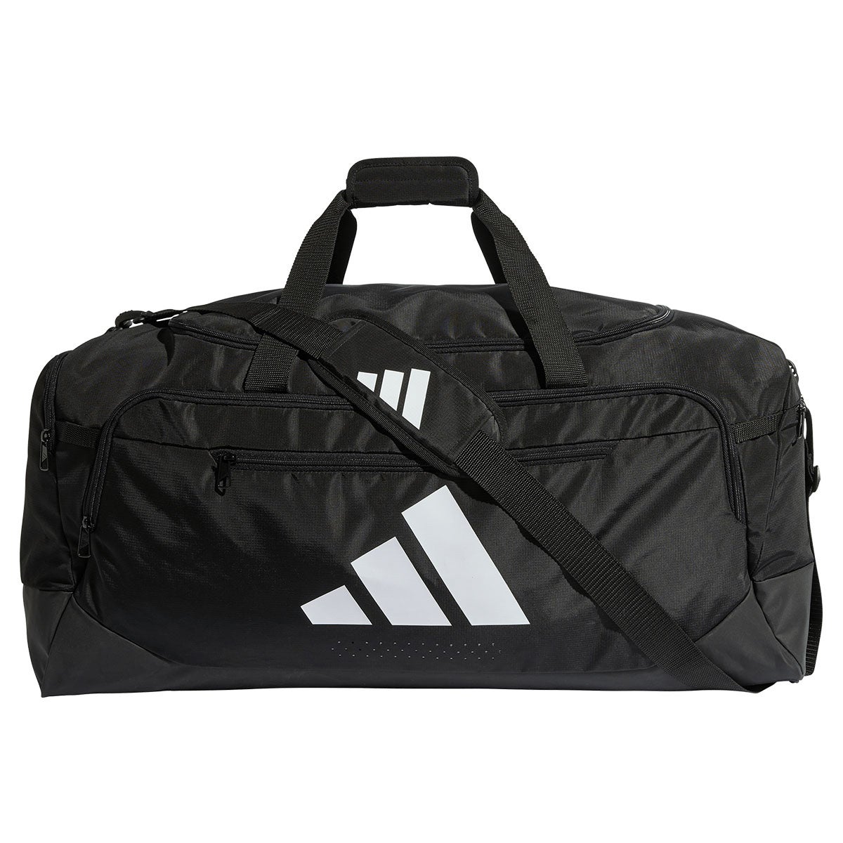 アディダス adidas トレーニング ディフェンダー ダッフル バッグ ラージ ブラック JZ0606 正面