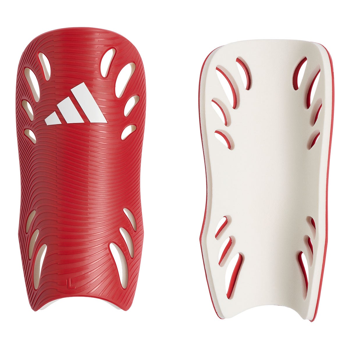 アディダス adidas adiFlex シンガード レッド UV711 KV3203 正面