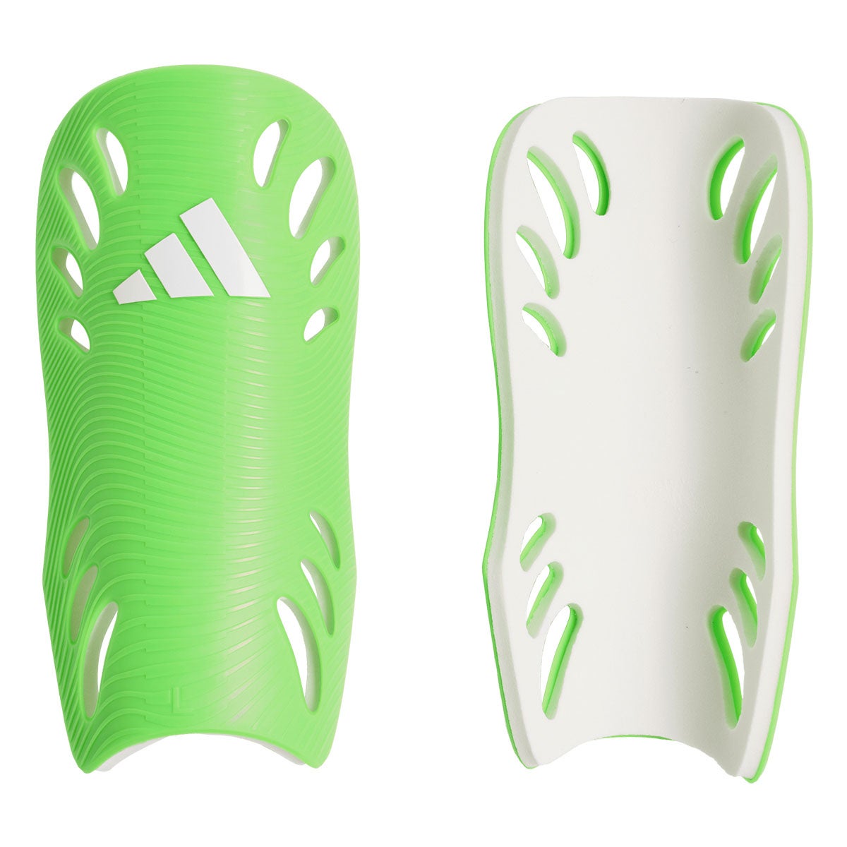 アディダス adidas adiFlex シンガード グリーン UV711 KV3214 正面