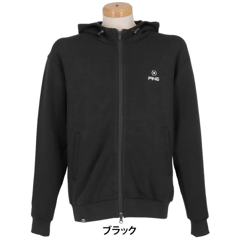 ピン PING メンズ ダンボールニットフルジップフーディー 621-6262903 2026年モデル 商品外観 背面