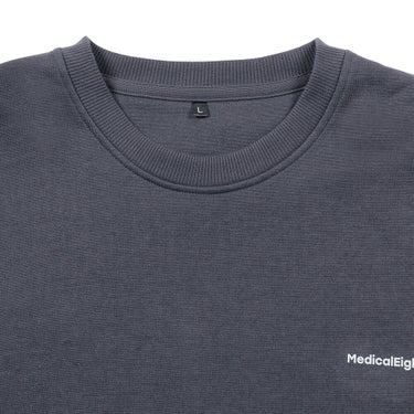 MedicalEight メンズ メディカルエイトウォーム リカバリーウェア 裏起毛 ストレッチ長袖・ロングパンツ 上下セット 380831 襟・首元 ディテール