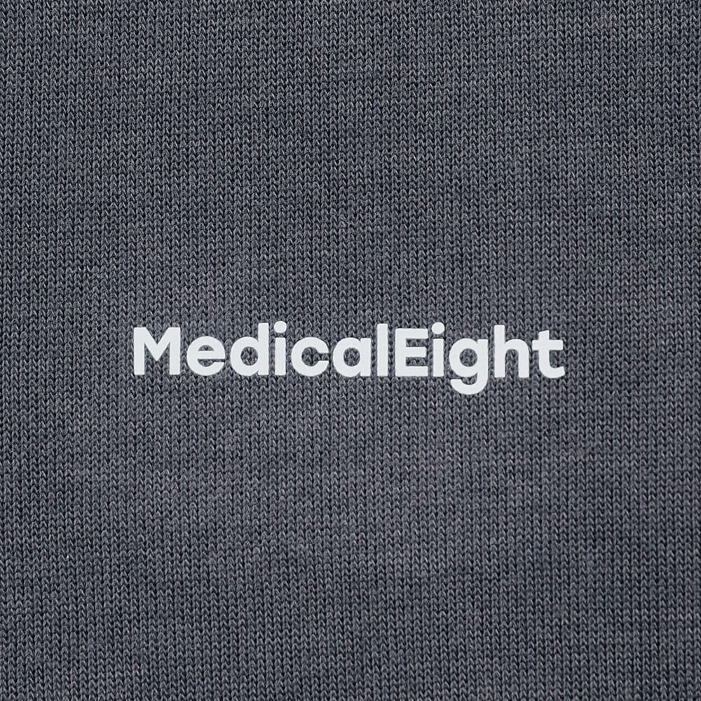 MedicalEight メンズ メディカルエイトウォーム リカバリーウェア 裏起毛 ストレッチ長袖・ロングパンツ 上下セット 380831 ロゴ ディテール