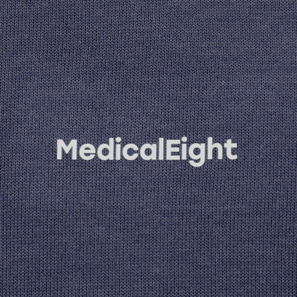 MedicalEight レディース メディカルエイトウォーム リカバリーウェア 裏起毛 ストレッチ長袖・ロングパンツ 上下セット 480578 着用イメージ ロゴ ディテール