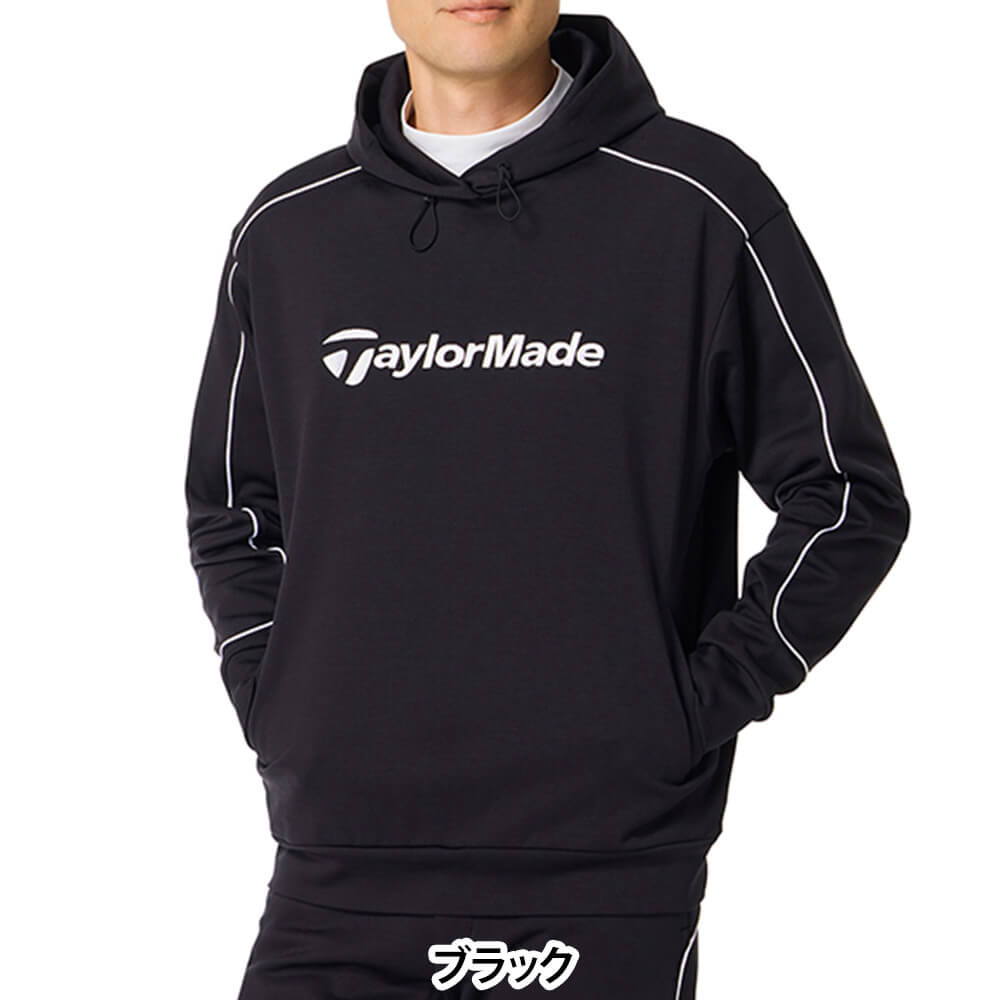 テーラーメイド TaylorMade　メンズ パイピング スウェット 長袖 フーディ TO017　2026年モデル 詳細2