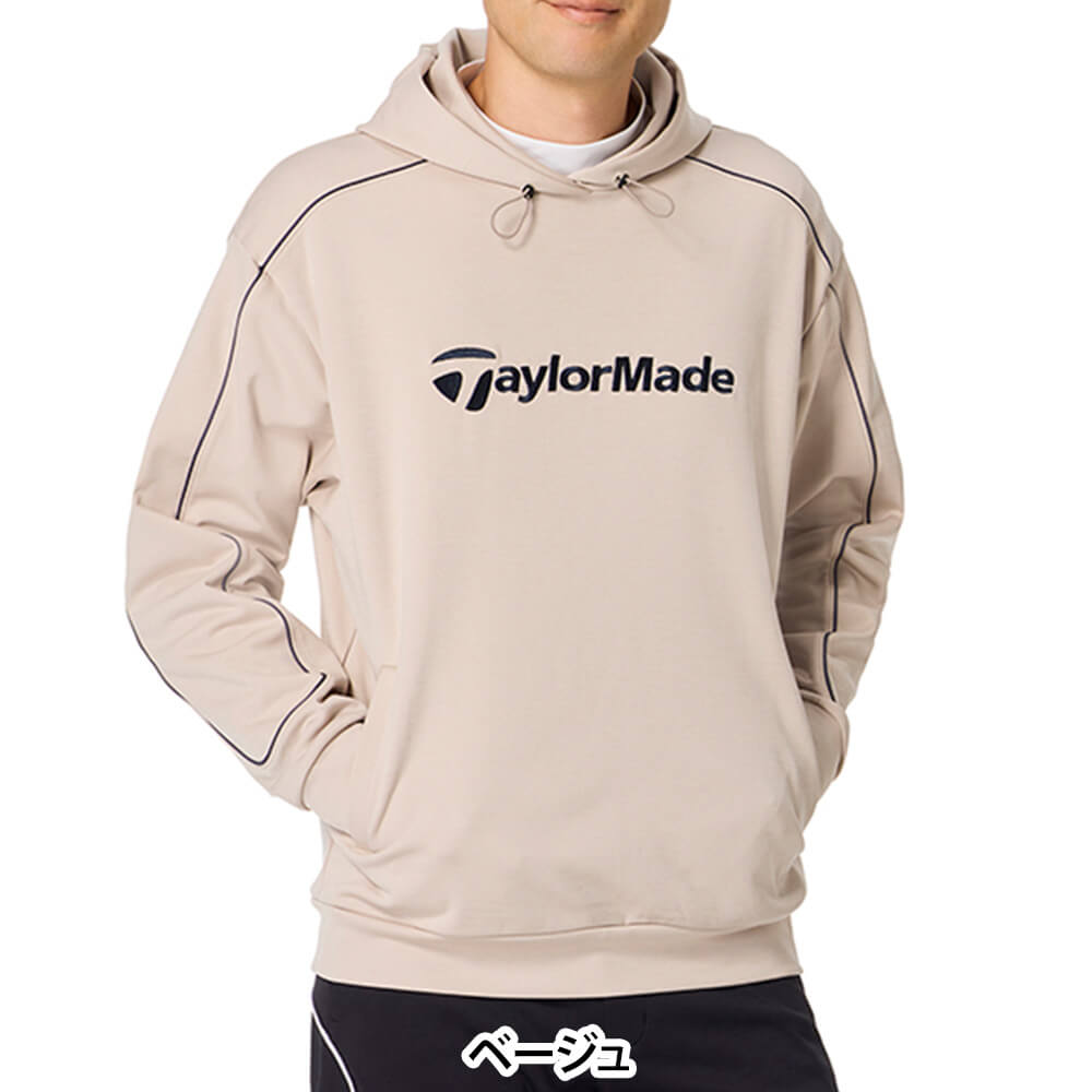 テーラーメイド TaylorMade　メンズ パイピング スウェット 長袖 フーディ TO017　2026年モデル 詳細5