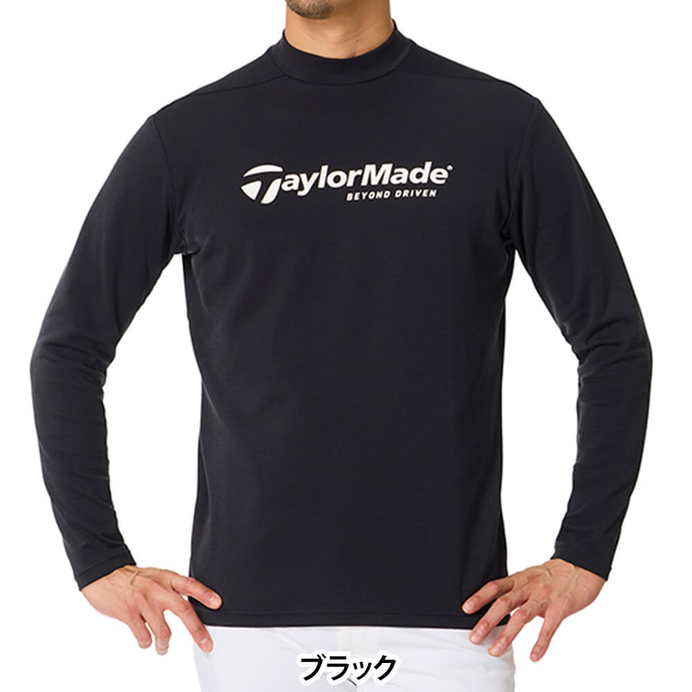 テーラーメイド TaylorMade　メンズ ダブルニット 長袖 モックネック シャツ TO049　2026年モデル 詳細2