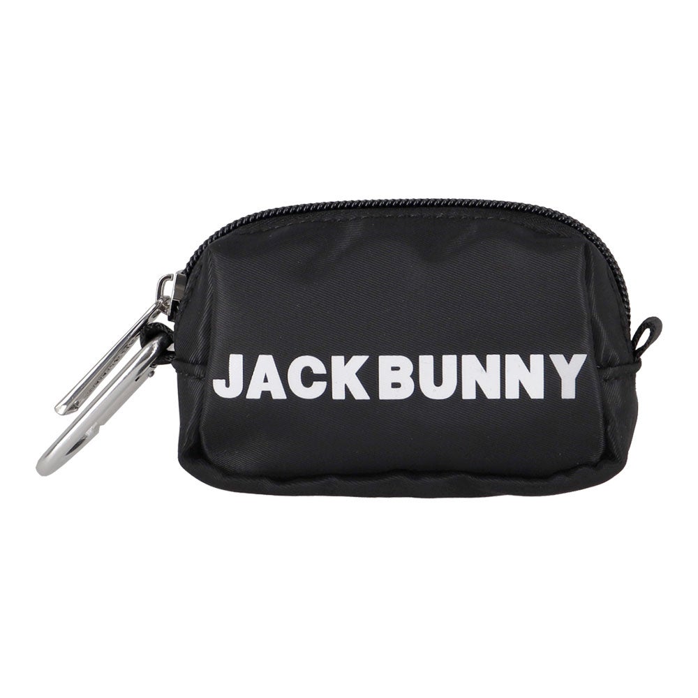 ジャックバニー Jack Bunny!!　ロゴボールポーチ 262-6284809 010 ブラック　2026年モデル ブラック