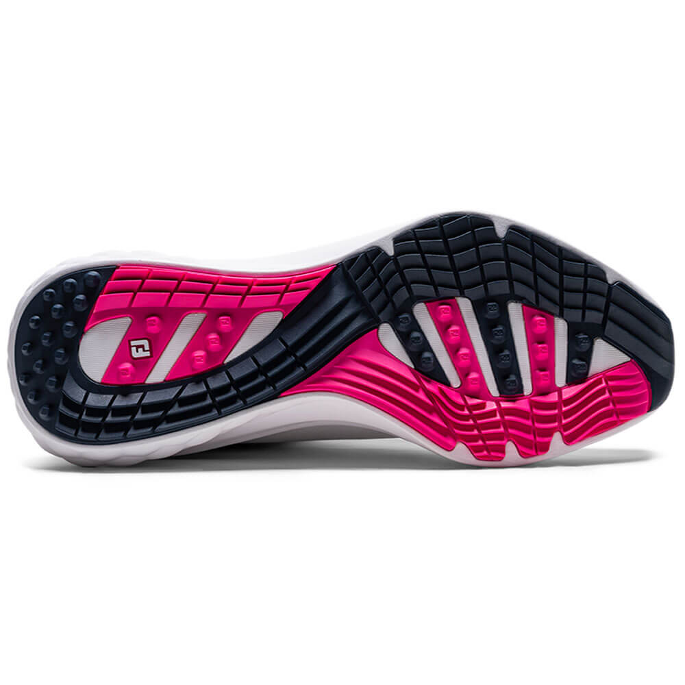 フットジョイ　FJ QUANTUM LACED クオンタム レース 2026年モデル レディース スパイクレス ゴルフシューズ 97843 ホワイト/ネイビー 詳細4