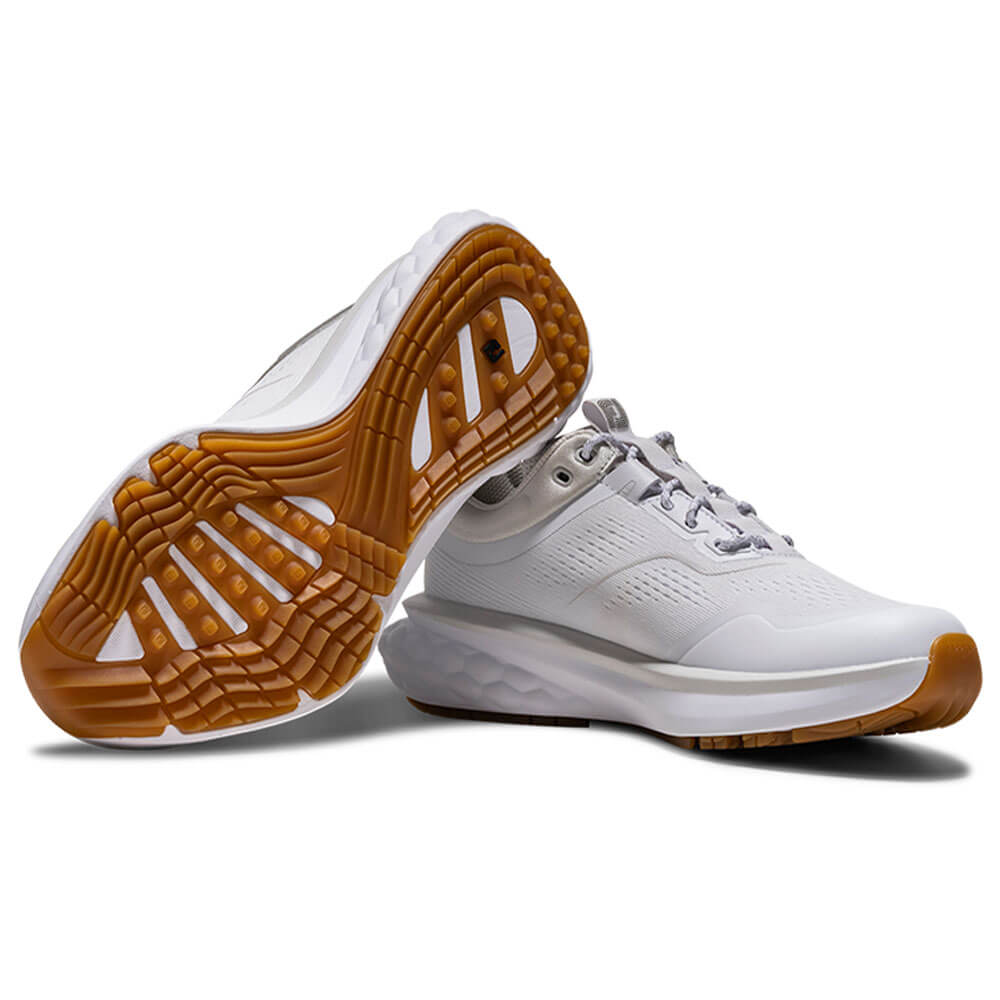 フットジョイ　FJ QUANTUM LACED クオンタム レース 2026年モデル レディース スパイクレス ゴルフシューズ 97844 ホワイト/グレー 詳細6