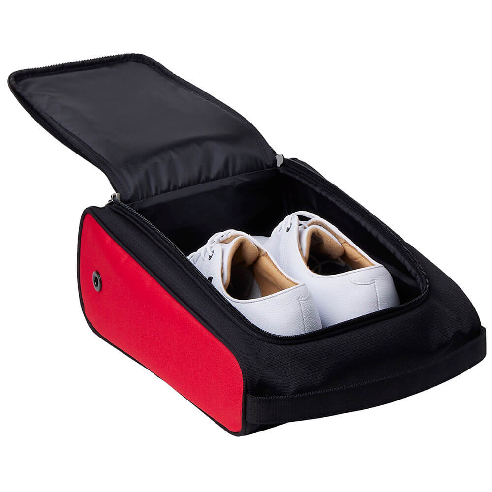 フットジョイ FootJoy　ベーシック シューズケース FA25SCSB 06 ブラック/レッド　2026年モデル 詳細4