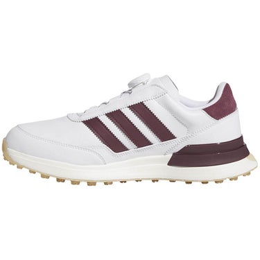 アディダス adidas　S2G BOA SL 26 ボア メンズ スパイクレス ゴルフシューズ OPJ92 KK2868 ホワイト/マルーン/ガム　2026年モデル 詳細4