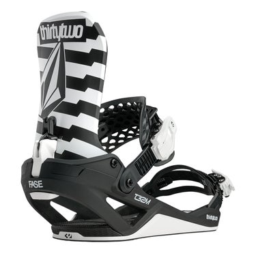 サーティーツー THIRTYTWO　T32M FASE サーティーツー フェイズ VOLCOM BLACK/WHITE　スノーボードビンディング 2026-2027 詳細1