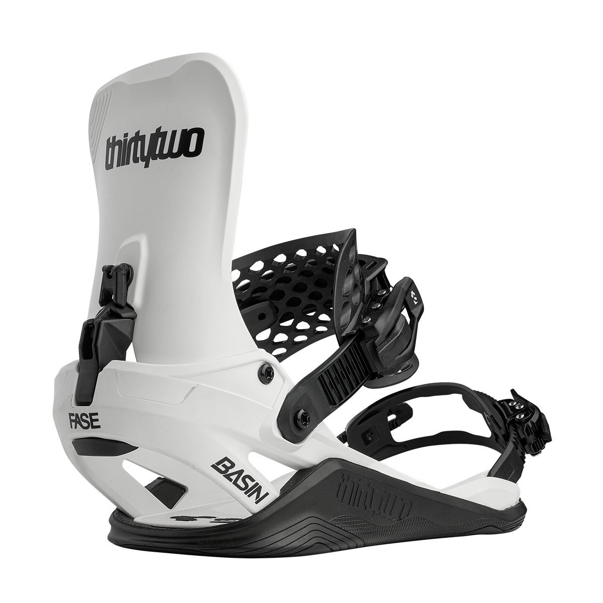 サーティーツー THIRTYTWO　BASIN FASE バシン フェイズ WHITE　スノーボードビンディング 2026-2027 詳細1
