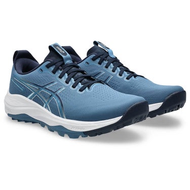 [2026年モデル] ASICS アシックス メンズ GEL-KAYANO ACE 3 ゲル カヤノ エース3 スパイクレス ゴルフシューズ 1111A267 400 ウインターシー/ミッドナイト 詳細1