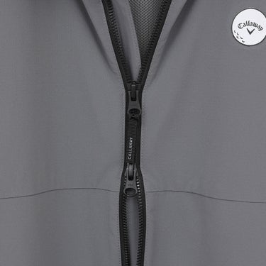 キャロウェイ Callaway メンズ 8WAYストレッチ 撥水 リップ 長袖 ブルゾン C26215100 グレー フロントジップアップ