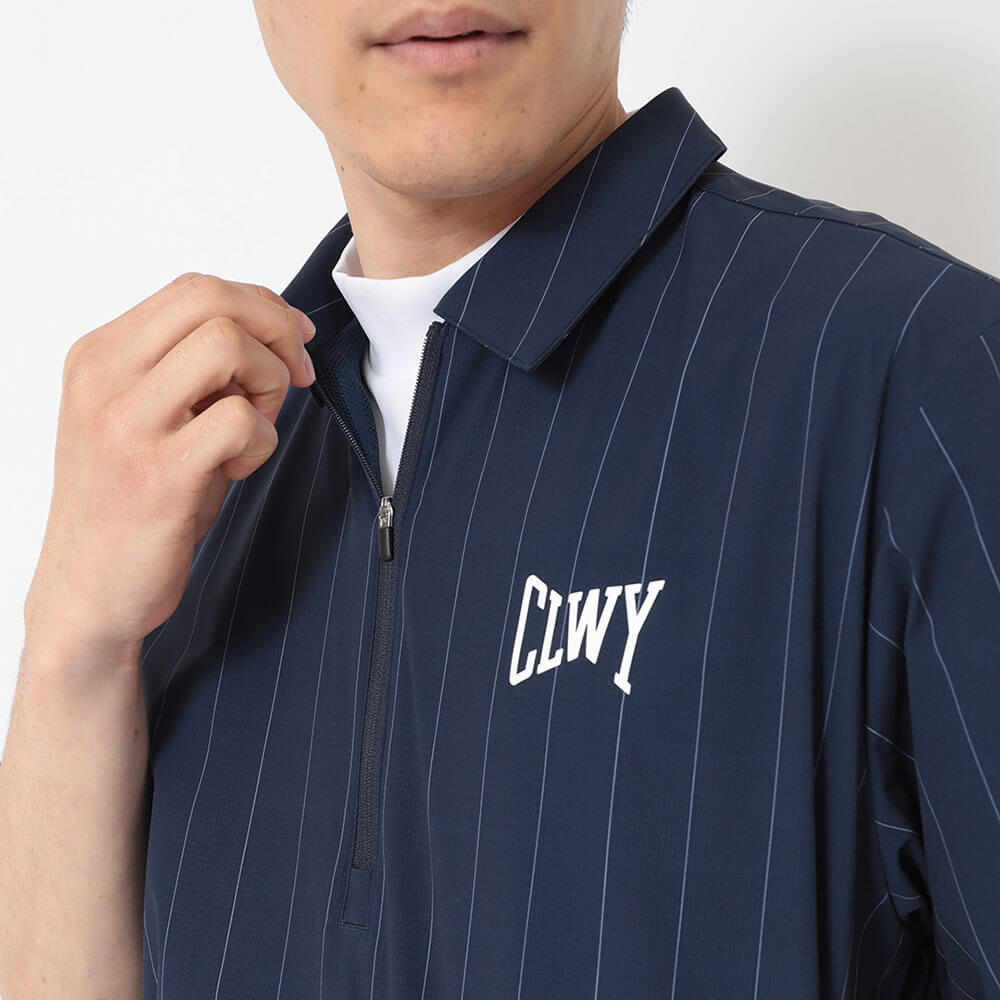 キャロウェイ（Callaway） 8WAYストレッチ 撥水 リップ ストライプ 半袖 ブルゾン C26216101 2026年モデル