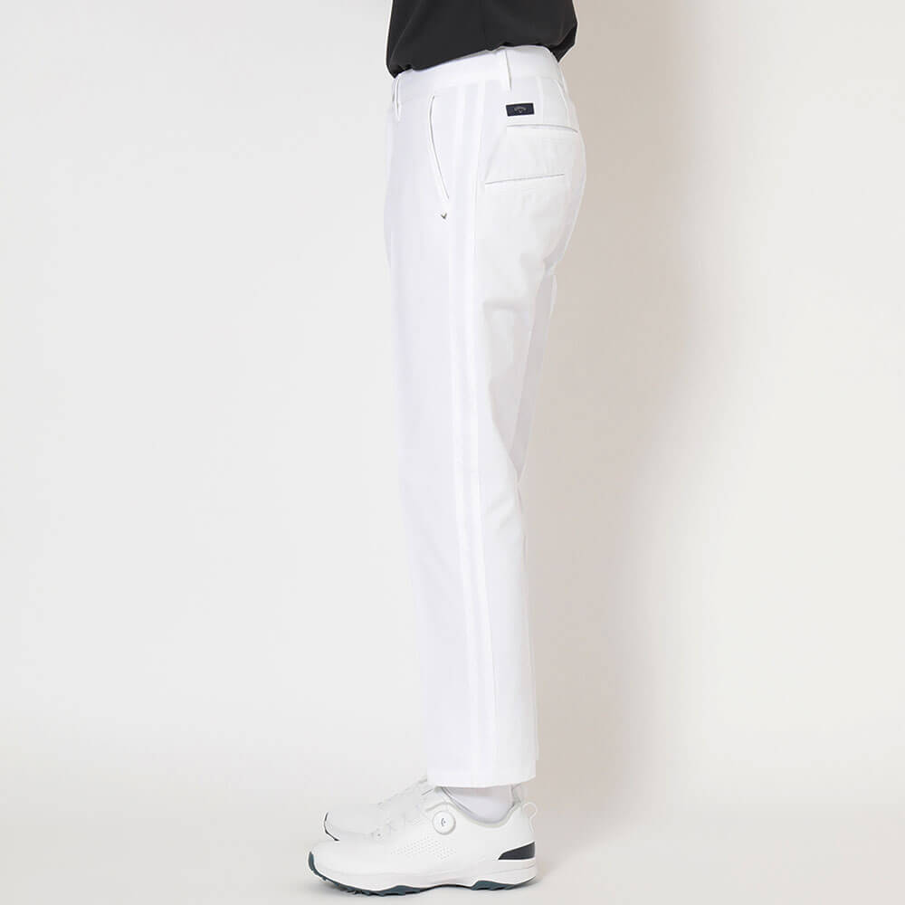 キャロウェイ Callaway メンズ ハイ!ストレッチ ドビー ロングパンツ C26226102 ホワイト 側面