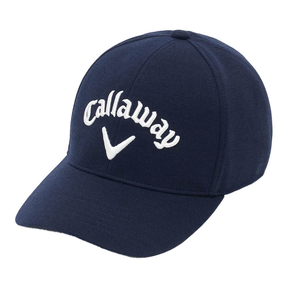 キャロウェイ Callaway メンズ モールスキン キャップ C26291102 1120 ネイビー 全体イメージ
