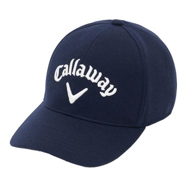 キャロウェイ Callaway メンズ モールスキン キャップ C26291102 1120 ネイビー 全体イメージ