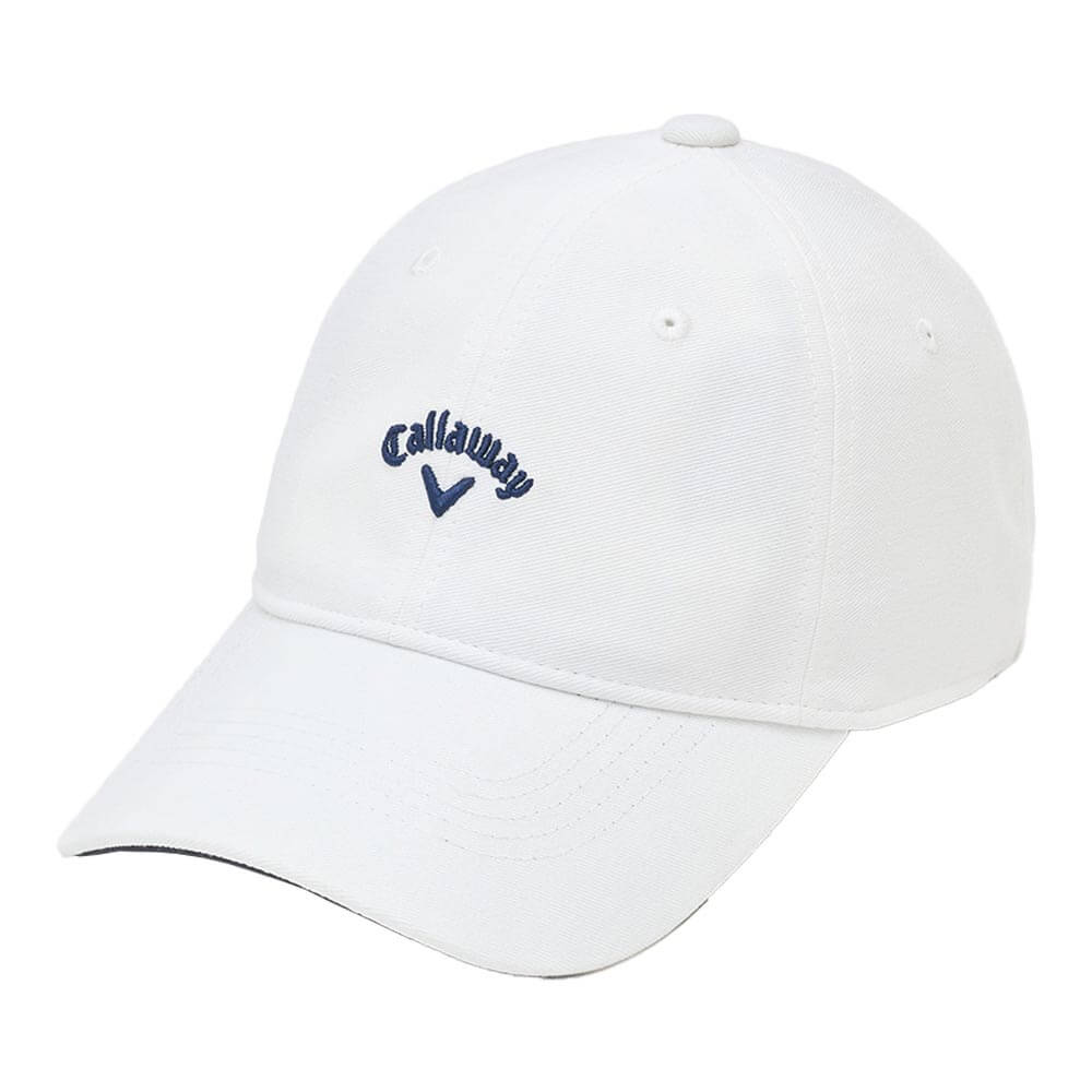 キャロウェイ Callaway メンズ ツイル キャップ C26291105 1030 ホワイト 正面