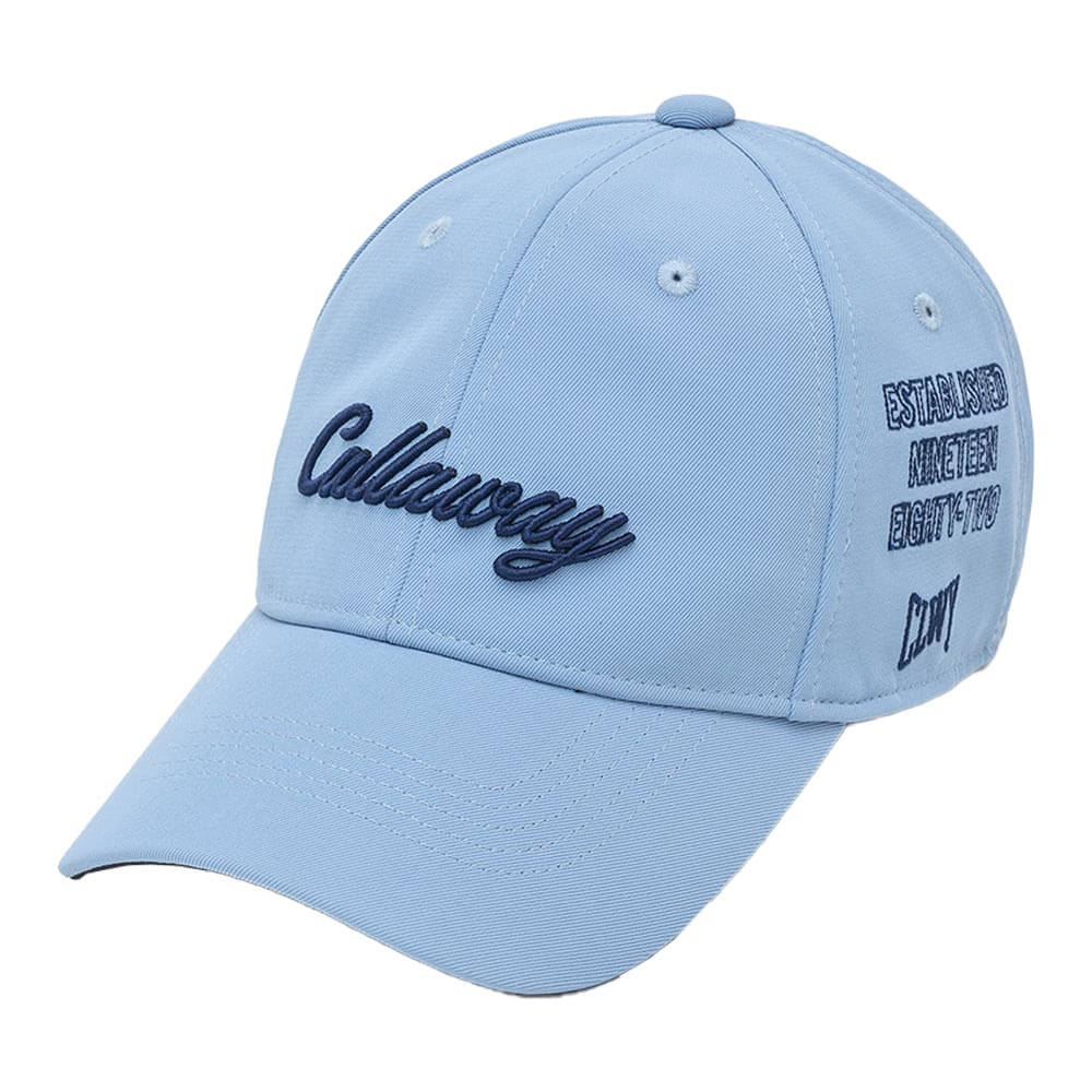 キャロウェイ Callaway メンズ マルチ刺繍 ツイル キャップ C26291107 1110 ブルー 正面