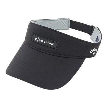 キャロウェイ Callaway メンズ リップストップ バイザー C26291112 1010 ブラック ブラック 正面