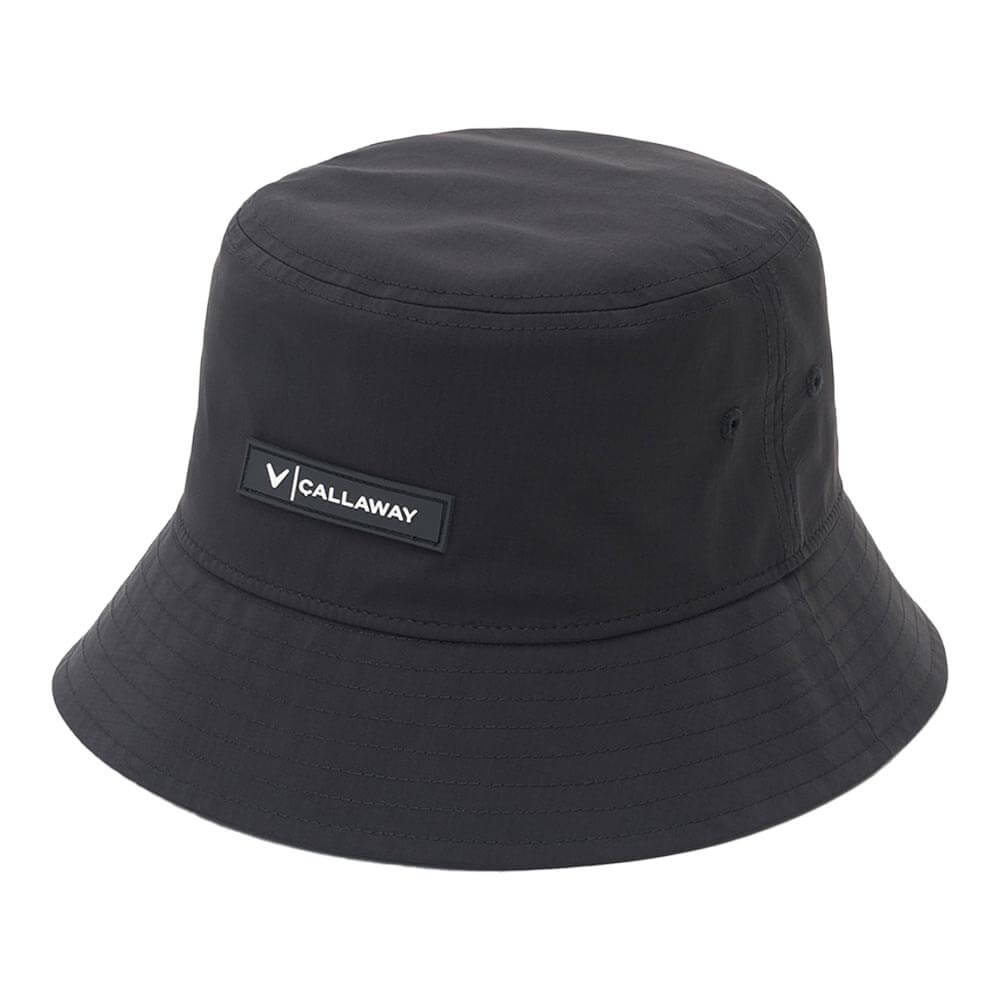 キャロウェイ Callaway メンズ リップストップ バケット ハット C26291114 1010 ブラック ブラック 正面