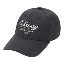 キャロウェイ Callaway　レディース ロゴ キャップ C26291202 1010 ブラック　2026年モデル