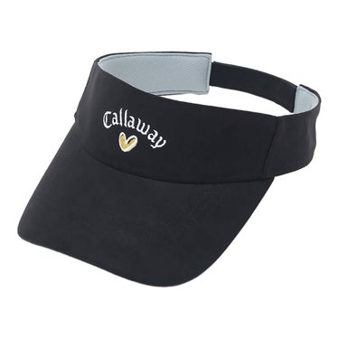 キャロウェイ Callaway レディース ラブキャロウェイ バイザー C26291210 1010 ブラック ブラック 正面