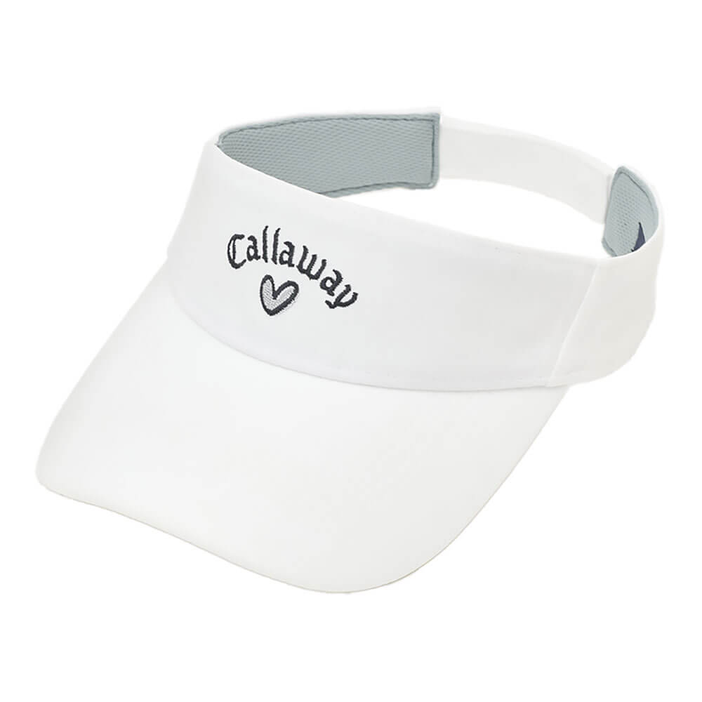 キャロウェイ Callaway レディース ラブキャロウェイ バイザー C26291210 1030 ホワイト 正面