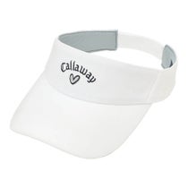 キャロウェイ Callaway レディース ラブキャロウェイ バイザー C26291210 1030 ホワイト 正面
