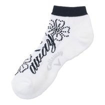 キャロウェイ Callaway レディース アンクルソックス C26293201 1030 ホワイト 全体