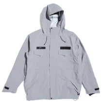 AFDICEGEARｘPOLER　スノーボードウェア ストームプルーフ ジャケット M65 STORM PROOF JACKET GRAY 2026-2027