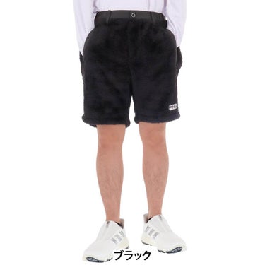 ピン PING メンズ ボアフリース ショート パンツ 621-3232901 ブラック 正面