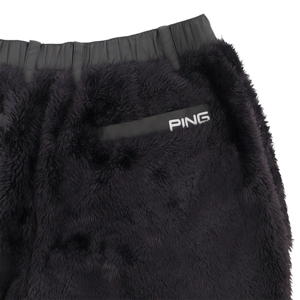 ピン PING メンズ ボアフリース ショート パンツ 621-3232901 ブラック ヒップポケットアップ